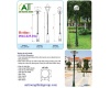 Cột Đèn Chiếu Sáng Trang Trí Bamboo Đế Gang