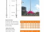 Trụ Đèn Chiếu Sáng Cao Áp 12m, 14m, 15m, 16m, 17m, 20m, 22m, 25m, 30m