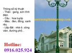 Cột Đèn Chiếu Sáng Trang Trí Sân Vườn Tại Bình Thuận