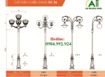 Tham khảo bảng báo giá cột đèn chiếu sáng sân vườn công viên DC06