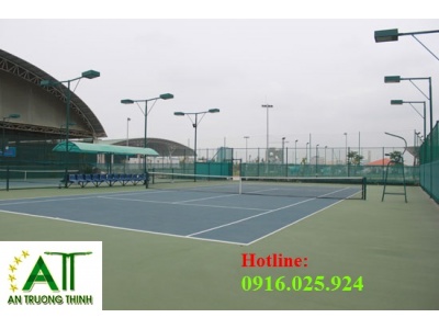 Thiết Kế Trụ Đèn Chiếu Sáng Sân Tennis