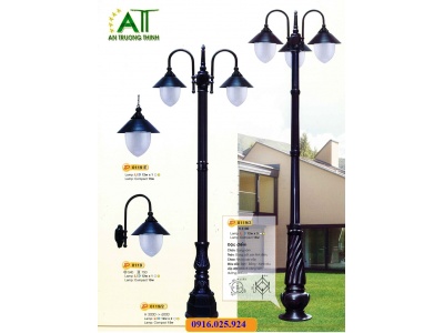 Trụ Đèn Chiếu Sáng Sân Vườn Đế Nhôm DC02