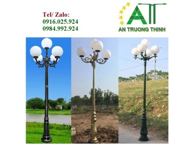 An Trường Thịnh- Cột Đèn Sân Vườn Công Viên 5 Bóng