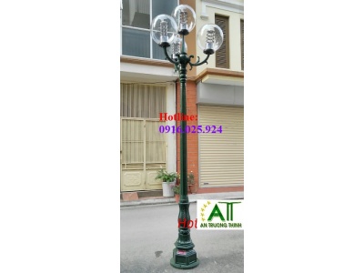 Cột Đèn Sân Vườn Công Viên Đế Nhôm Chiếu Sáng Đường Phố