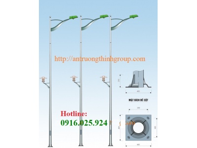 Cột Đèn Cao Áp Tròn Côn Cần Đơn Kiểu Đẹp