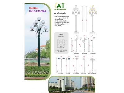 Trụ Đèn Trang Trí Sân Vườn Đường Phố ATT-DC20