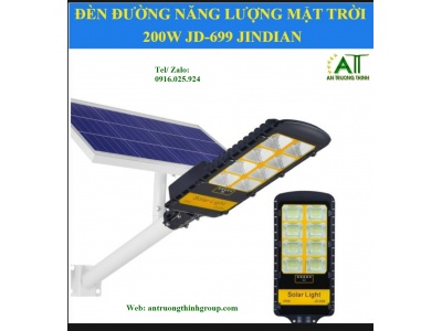 Đèn Đường Led ATT-NLMT-JD699 200W Năng Lượng Mặt Trời