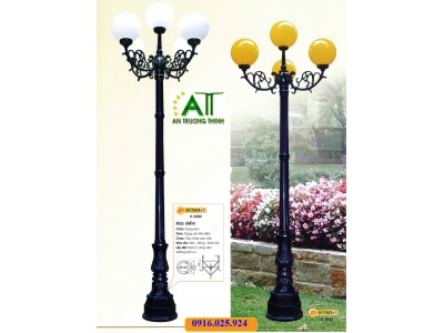 Cột Đèn Chiếu Sáng Sân Vườn Đế Nhôm DC02