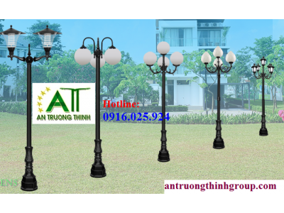 Cột Đèn Sân Vườn Đế Nhôm Chiếu Sáng Ngoài Trời