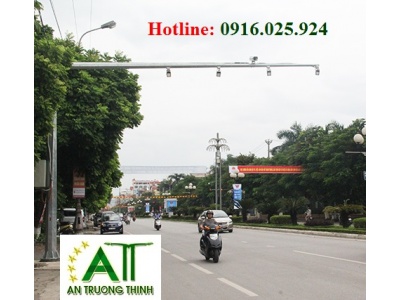 Trụ Thép Mạ Kẽm Lắp Camera