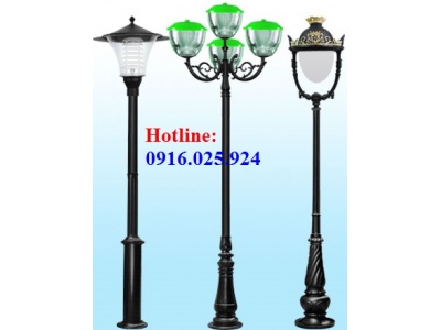 Giá Trụ Đèn Trang Trí Công Viên Đế Gang