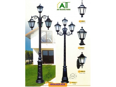 ATT-Lighting - Cột Đèn Trang Trí Sân Vườn Đế Nhôm