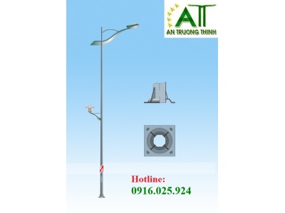 Trụ Đèn Đường Phố Cao Áp Bát Giác 8m 9m 10m 11m