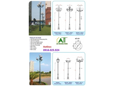 Cột Đèn Banian Chiếu Sáng Trang Trí Đô Thị Đường Phố
