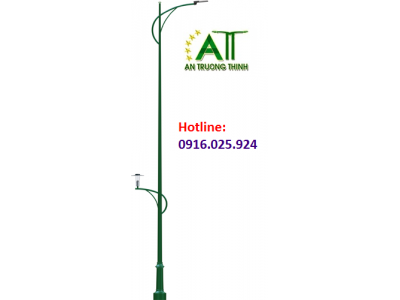 Trụ Đèn Cao Áp Mạ Kẽm Đế Gang Trang Trí