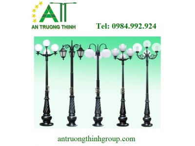 Trụ Đèn Chiếu Sáng Công Viên Đế Gang Banian
