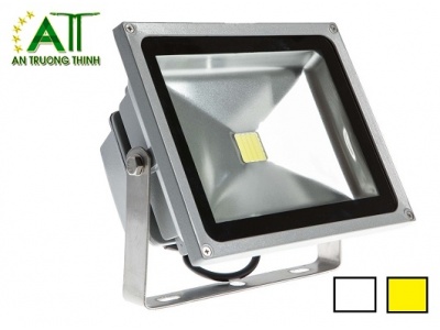 Đèn Pha Led Công Suất 50W Trắng - Vàng
