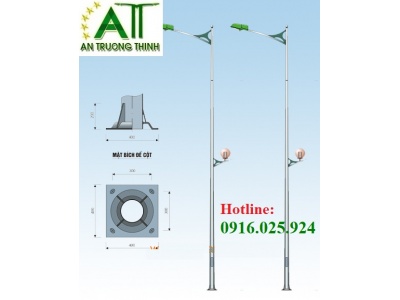 Cột Đèn Đường Chiếu Sáng Ngoài Trời 5m, 6m, 7m, 8m