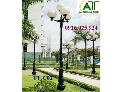 Cột Đèn Đế Gang Trang Trí Công Viên