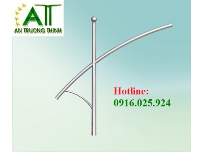 Cần Đèn Đơn Kiểu ATT-C05-D Mạ Nhúng Kẽm Nóng