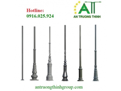 Các Mẫu Đế Gang Đế Nhôm Cột Đèn Sân Vườn