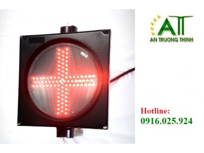Đèn Led Tín Hiệu Giao Thông Chữ Thập Đỏ Phi 300