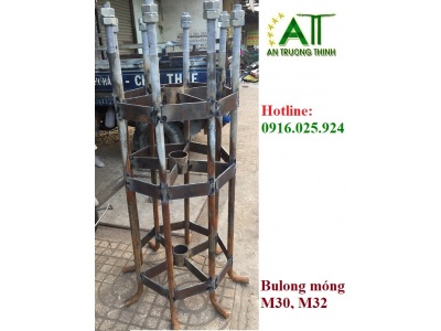Bulong Khung Móng Cột Đèn Phi M28, M30, M32