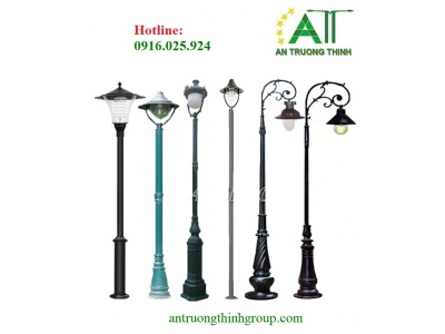 Cột Đèn Sân Vườn Đế Gang 1 Bóng