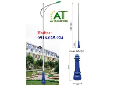 Cột Đèn Chiếu Sáng Công Cộng Lồng Đế Gang