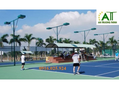 Cột Đèn Sân Bóng Tennis Mạ Kẽm