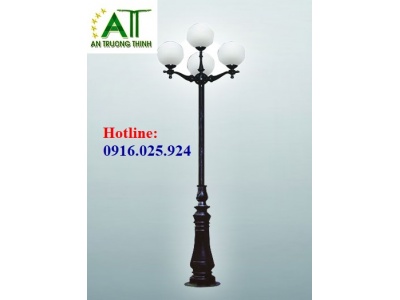 Cột Đèn Trang Trí Sân Vườn Đế Gang DC06 Chùm CH06