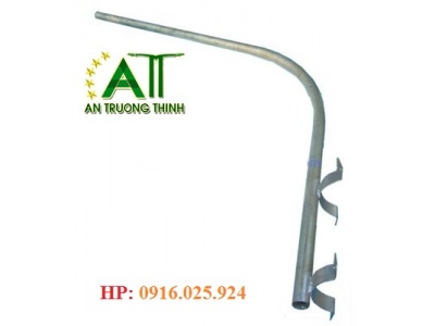 Cần Đèn Đơn Kiểu Gắn Trụ BTLT Mạ Kẽm