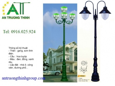 Cột Đèn Chiếu Sáng Trang Trí Sân Vườn An Trường Thịnh