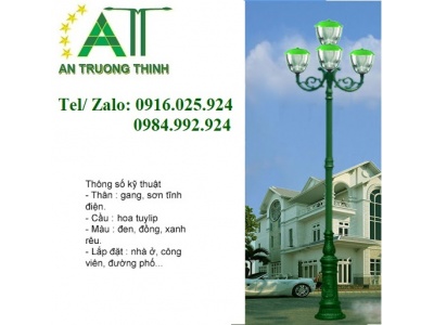 Cột Đèn Trang Trí Công Viên Sân Vườn CTY An Trường Thịnh