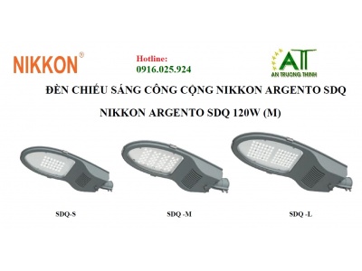 Đèn Đường Led Chiếu Sáng Đường Phố Nikkon SDQ 80W, 100W, 120W