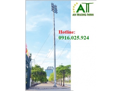 Cột Đèn Pha Đa Giác Cao Áp 14m Đến 17m