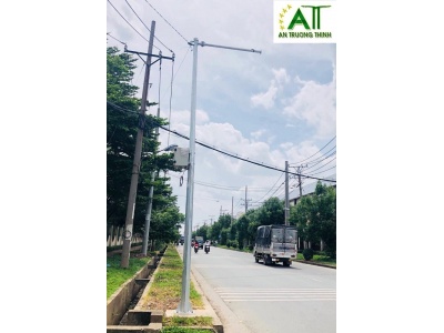 Trụ Camera Cao 6m Thép Mạ Nhúng Kẽm Nóng
